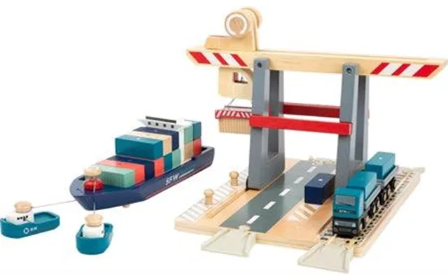 Small Foot - Container Terminal Med Tilbehør
