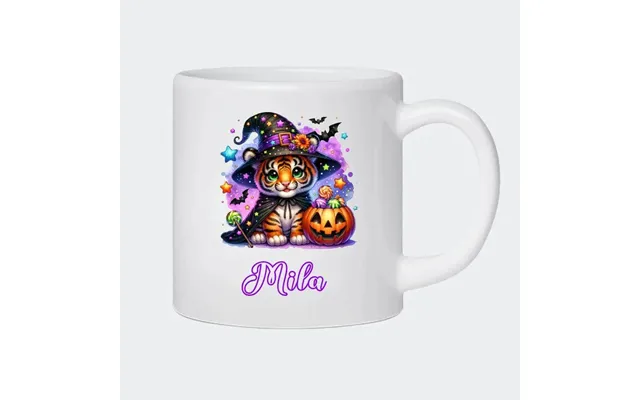Søde Halloween Dyr - Plastikkop 180ml Hvid 180ml