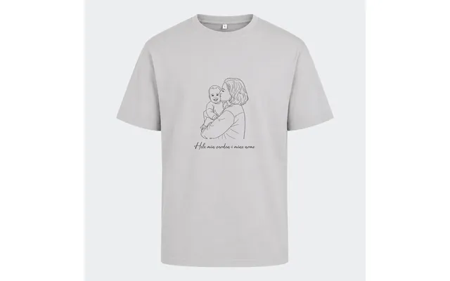 T-shirts Til Voksne - Stregtegning Med Eget Billede