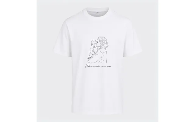 T-shirts Til Voksne - Stregtegning Med Eget Billede