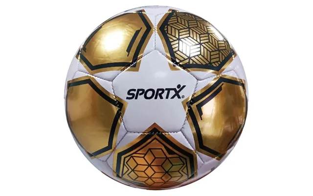 Tft - Fodbold Gold White Star Metallic Str. 5