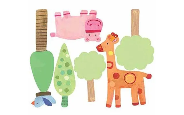 Wallstickers - Baby Zoo Wallies