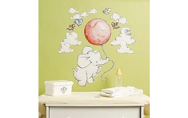 Wallstickers - Flyvende Elefant Wallies