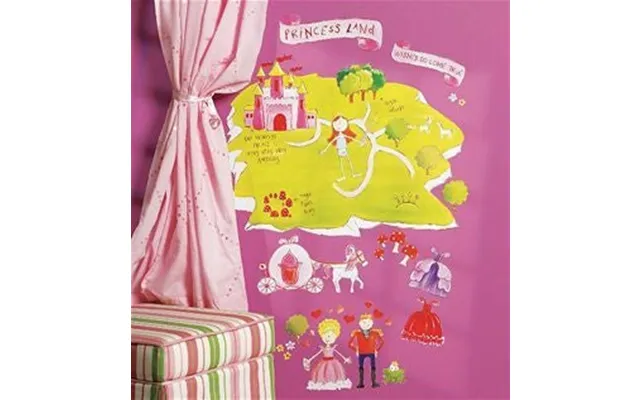 Wallstickers - Prinsesseland Wallies