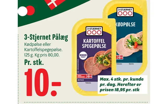 3-stjernet Pålæg
