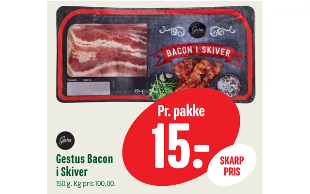 Gestus Bacon I Skiver