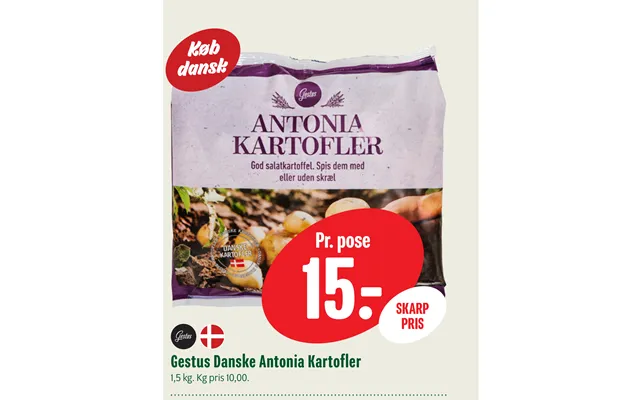 Gestus Danske Antonia Kartofler