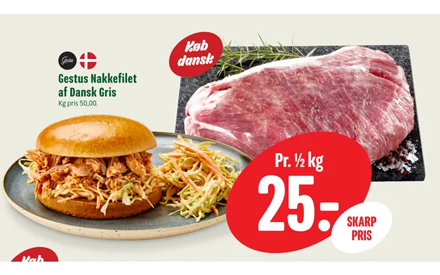Gestus Nakkefilet Af Dansk Gris