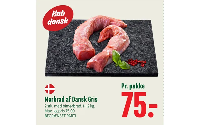 Mørbrad Af Dansk Gris