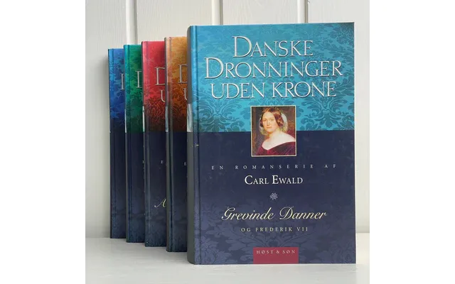 Danske Dronninger Uden Krone Bind 1-5 Samlet
