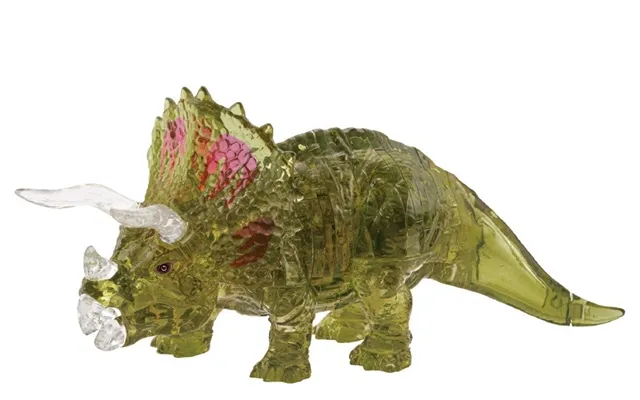 3d Krystalpuslespil - Dinosaur Triceratops