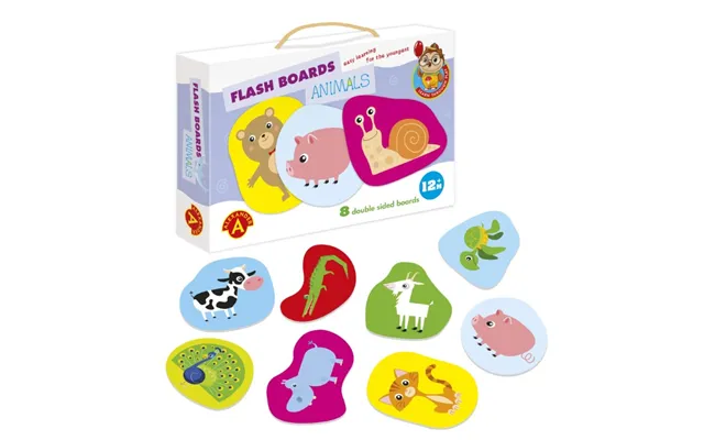 Alexander Flash Boards - Animals Babylegetøj 12 Mdr