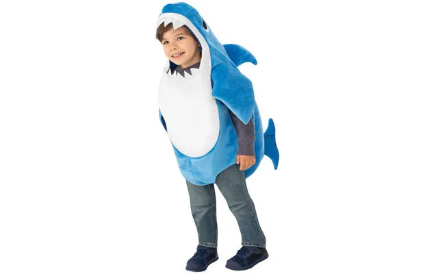 Baby Shark Daddy Shark Deluxe Blå Børnekostume 6-48 Måneder