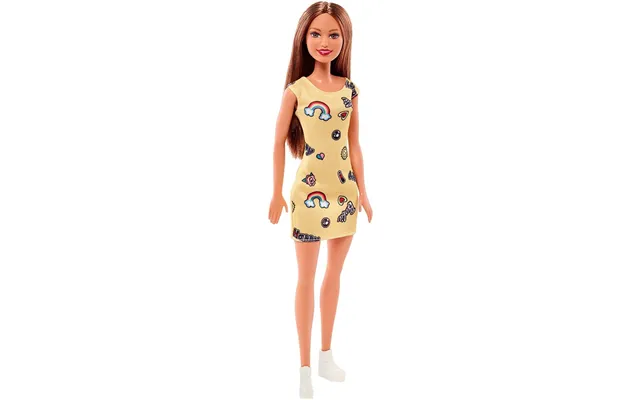 Barbie Dukke Med Gul Kjole