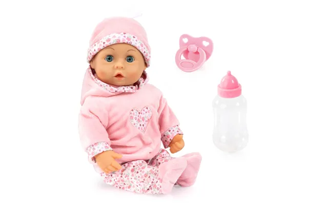 Bayer Design First Words Babydukke 38 Cm Med 24 Funktioner - Hjerte