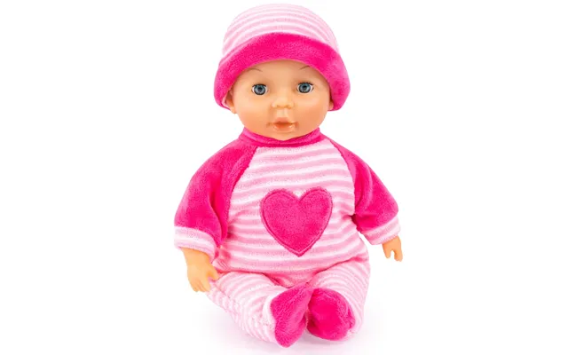 Bayer Design Min Første Baby Dukke 28cm - Stærk Pink