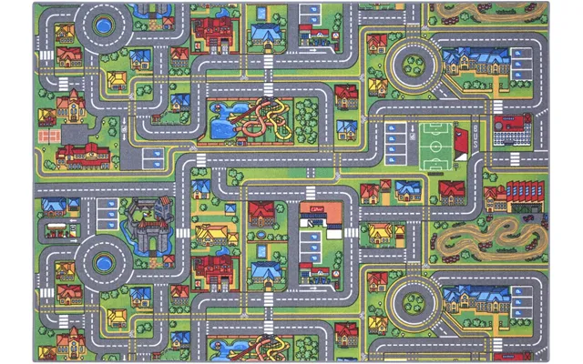 Bil Legetæppe Playcity 140 X 200 Cm
