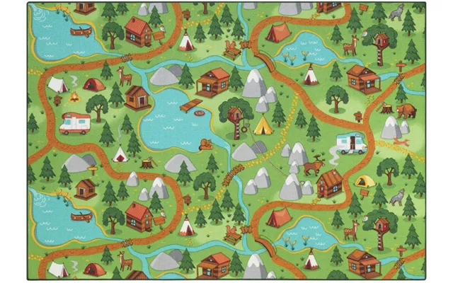 Bil Legetæppe Wild Life 140 X 200 Cm