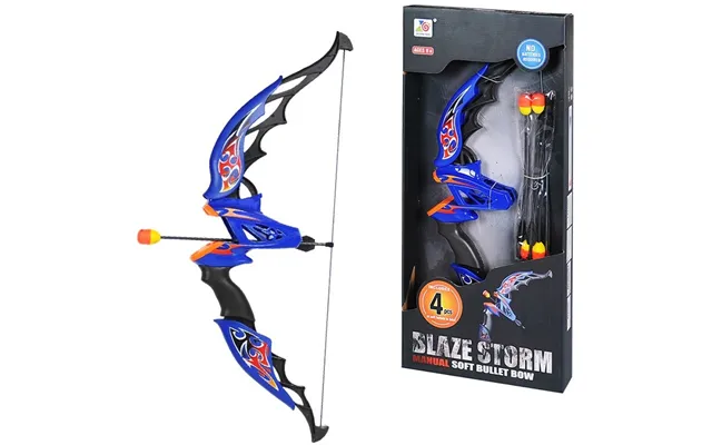 Blaze Storm Bue Med 4 Pile Til Børn
