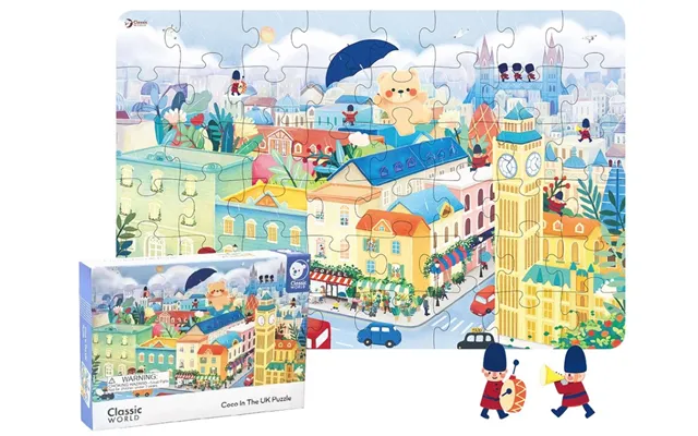 Classic World Coco I England Puslespil 3 År