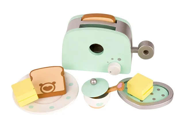 Classic World Toaster Sæt Med Tilbehør - Træ Legetøj