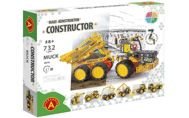 Constructor Pro Muck 7-i-1 Metal Konstruktionsbyggesæt