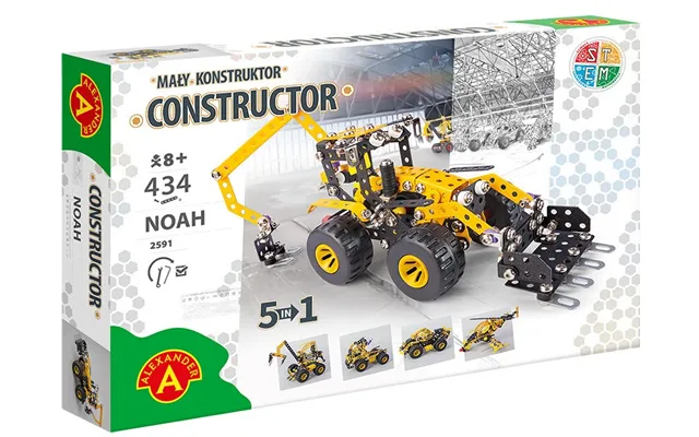 Constructor Pro Noah 5-i-1 Metal Konstruktionsbyggesæt