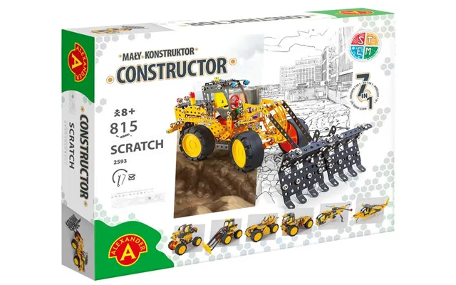 Constructor Pro Scratch 5-i-1 Metal Konstruktionsbyggesæt