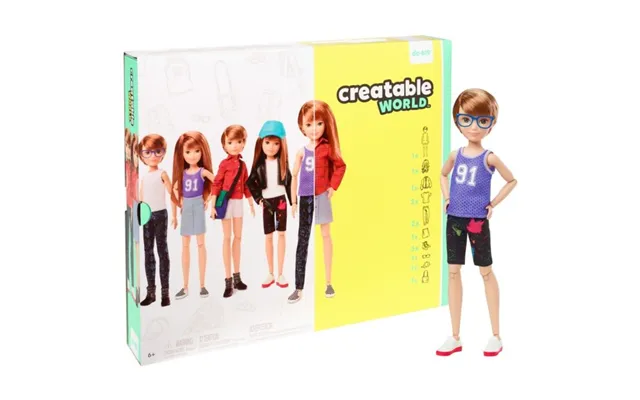 Creatable World Deluxe Dukke Med Strawberry Blond Hår