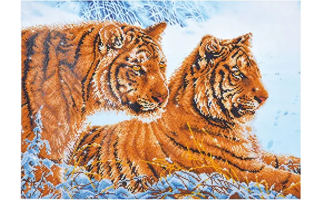 Diamond Dotz 71 X 51 Cm - Tigre I Sne