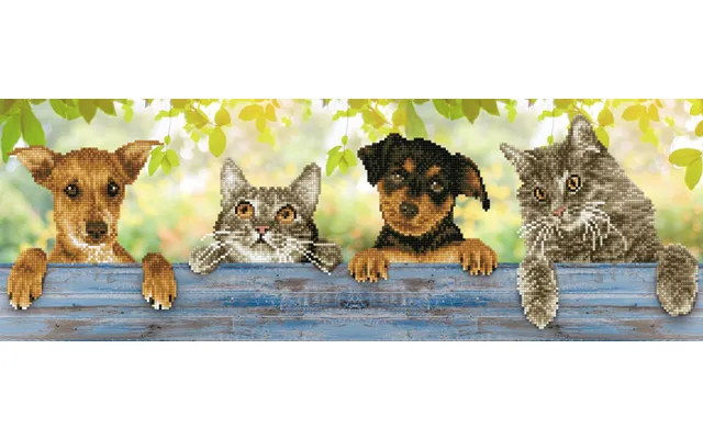 Diamond Dotz 81 X 28 Cm - Hunde Og Katte