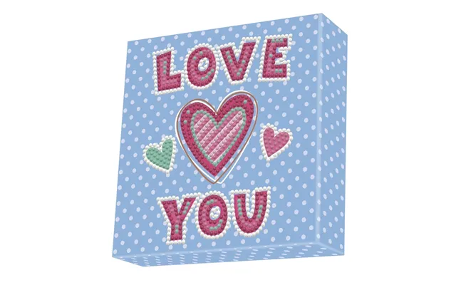 Diamond Dotz Box 15 X 15 Cm - Love You