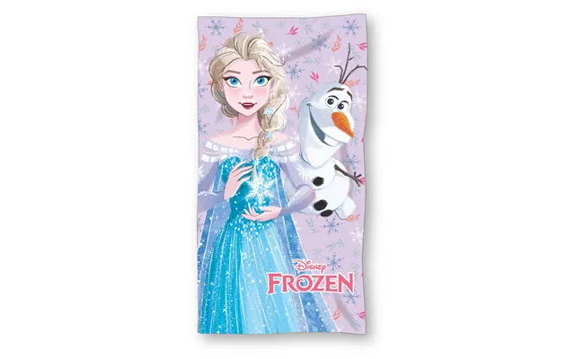 Disney Frost Elsa Badehåndklæde 70 X 140 Cm - Fast Dry