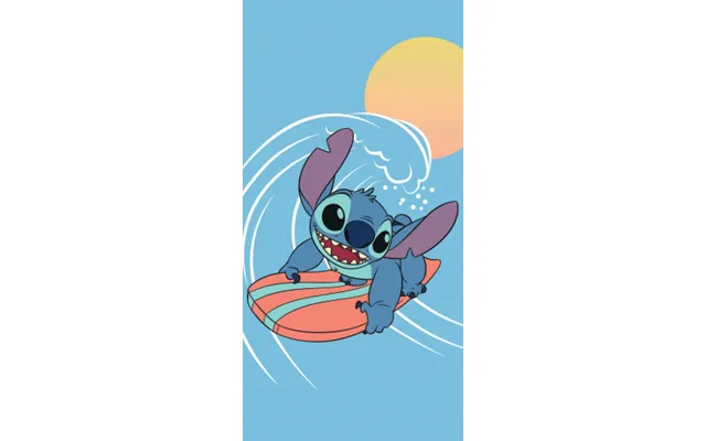 Disney Stitch Badehåndklæde - 100 Procent Bomuld