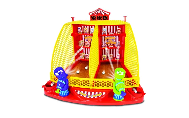 Electronic Arcade Down The Clown Sjovt Karnevalsspil Med Lyd Og Led-tavle