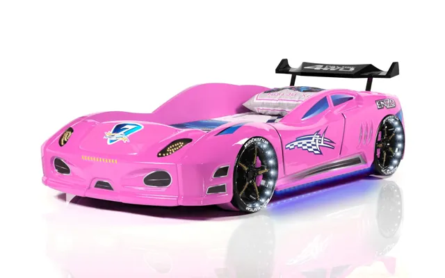 Enzo Bilseng Med Led-lys Og Lydpakke - Pink