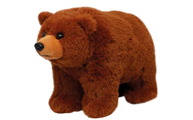 Grizzlybjørn Plysbamse 25x15 Cm - All About Nature