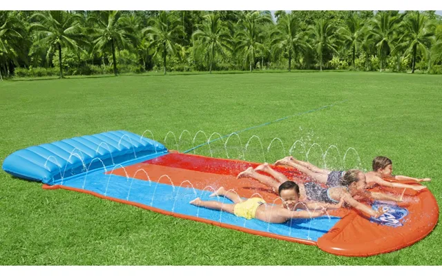 H2ogo Vand Triple ''tsunami Splash Ramp'' Glidebane 488cm