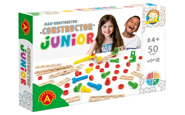 Junior Træ Konstruktionsbyggesæt 50 Dele