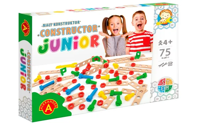 Junior Træ Konstruktionsbyggesæt 75 Dele