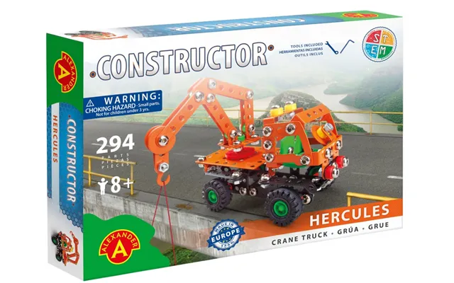 Kranbil Metal Konstruktionsbyggesæt - Hercules