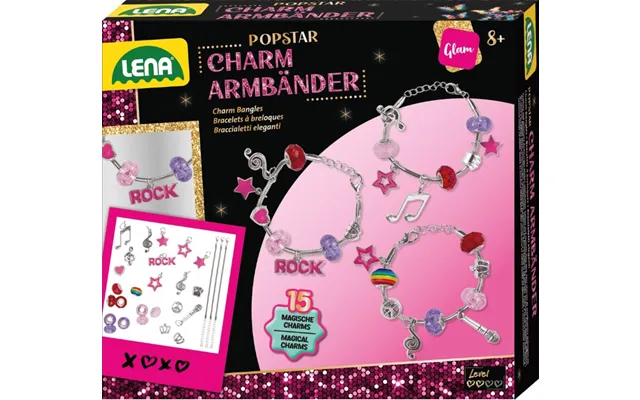 Lena Charm-armbånd Popstar