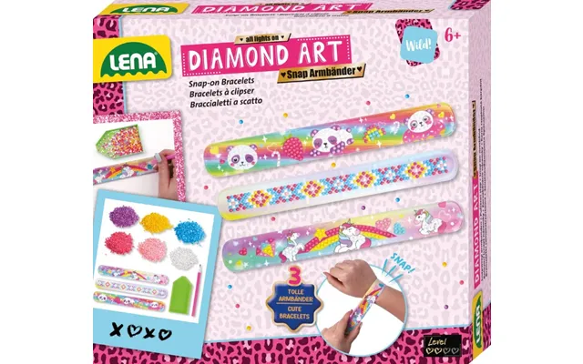 Lena Diamond Art - Snaparmbånd