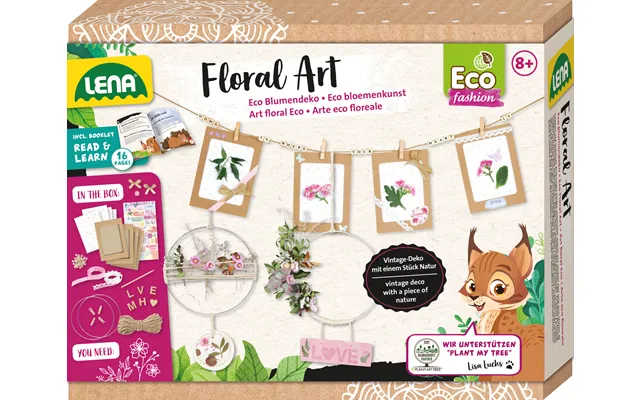 Lena Eco Floral Art Sæt Til Børn