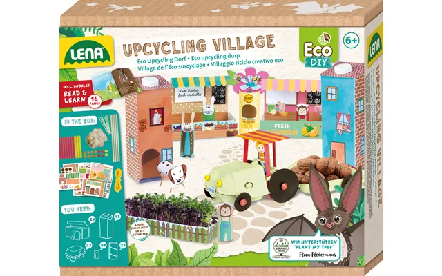 Lena Eco Upcycling Landsby Sæt Til Børn