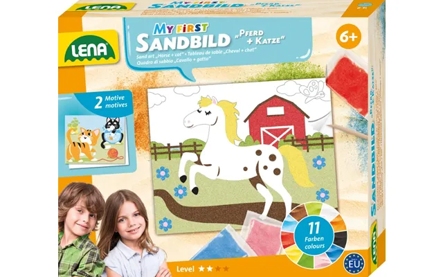 Lena Sand Kunst Sæt Til Børn - Dyr