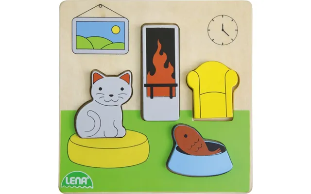 Lena Træ Puslespil Stue