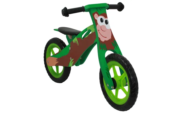 Løbecykel Abe I Træ Med Rigtige Lufthjul