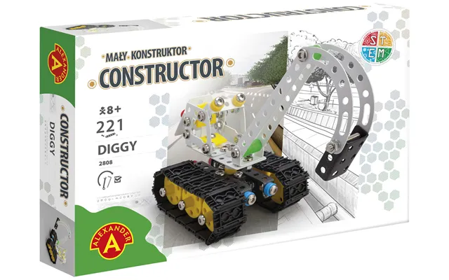 Metal Konstruktionsbyggesæt - Diggy