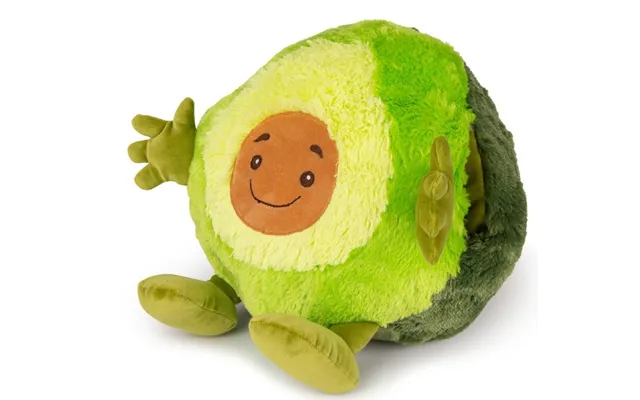 Noxxiez Kæmpe Bamse, Håndvarmer Og Pude - Avocado
